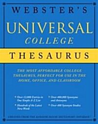 Websters Universal College Thesaurus (Hardcover)