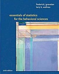 Essentials of Statistics for Behavioral Science (Paperback, 6th)