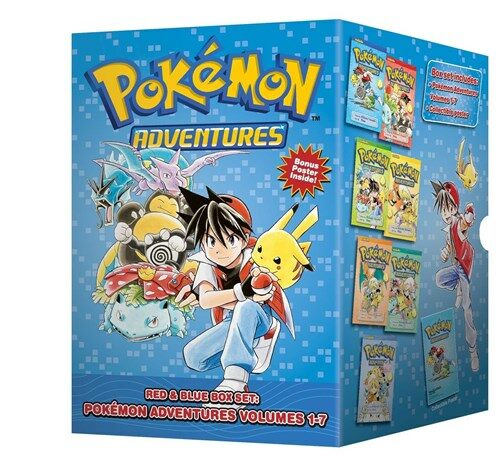 Pokemon Adventures Red & Blue Box Set (Including Vols. 1-7) (Paperback 7권)