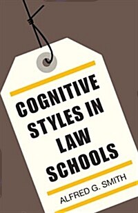 Cognitive Styles in Law Schools (Paperback)