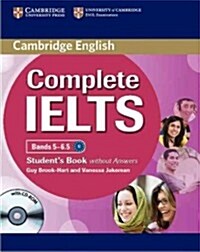 [중고] Complete IELTS Bands 5-6.5 Students Book without Answers with CD-ROM (Multiple-component retail product, part(s) enclose)