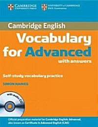 Cambridge Vocabulary for Advanced with Answers and Audio CD (Hardcover)
