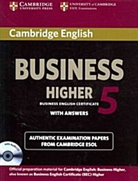 Cambridge English Business 5 Higher Self-study Pack (Students Book with Answers and Audio CD) (Multiple-component retail product)