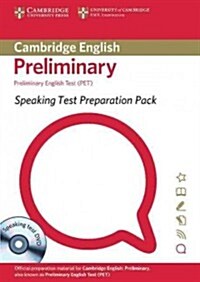 Speaking Test Preparation Pack for PET Paperback with DVD (Package)