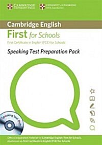 Speaking Test Preparation Pack for First for Schools Paperback with DVD (Paperback)