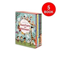 Usborne Lift-the flap Questions and Answers 5 books Box Set (5 Hardcover Lift-the-flap)