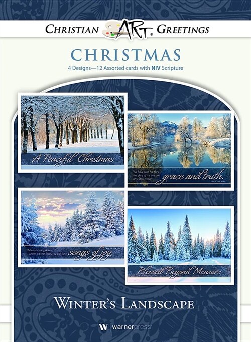 Boxed Cards Christmas Asst Winters Landscape (Other)