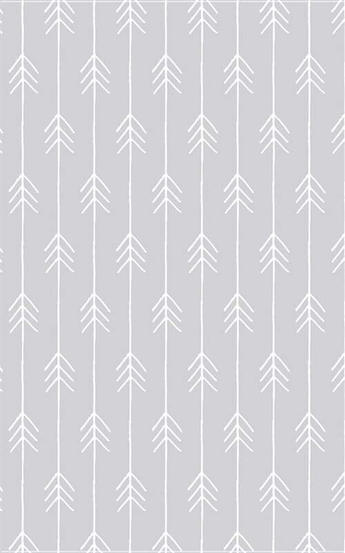 Pale Gray Chevron Arrows - Lined Notebook with Margins - 5x8: 101 Pages, 5 X 8, College Ruled, Journal, Soft Cover (Paperback)