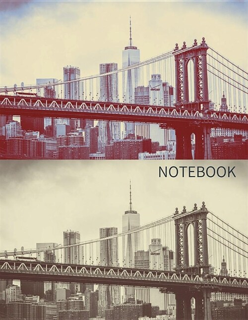 Notebook: Brooklyn Bridge (Paperback)