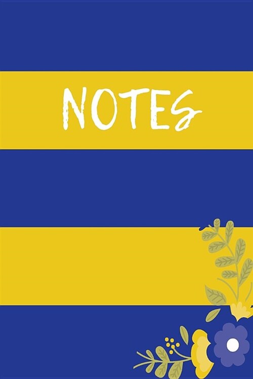 Notes: SIGMA Gamma Rho: Royal Blue & Gold Stripe Gratitude Journal (Paperback)