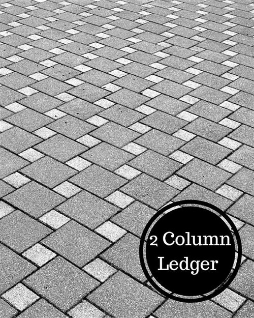 2 Column Ledger: Two Columnar Format (Paperback)