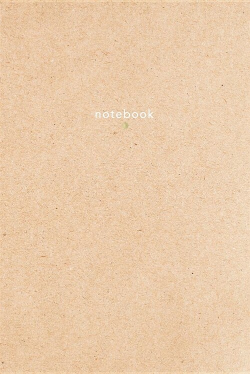 Notebook: Classic Lined Notebook Journal 120 Pages Kraft Paper Effect (Paperback)