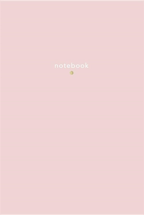 Notebook: Classic Lined Notebook Journal 120 Pages Almond Pink (Paperback)