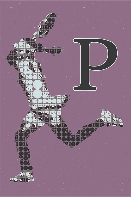 P Monogram Initial Tennis Journal: Personalized Tennis Gift, 6x9 Lined Blank Notebook, 150 Pages, Journal to Write in for Journaling, Notes, or Inspir (Paperback)