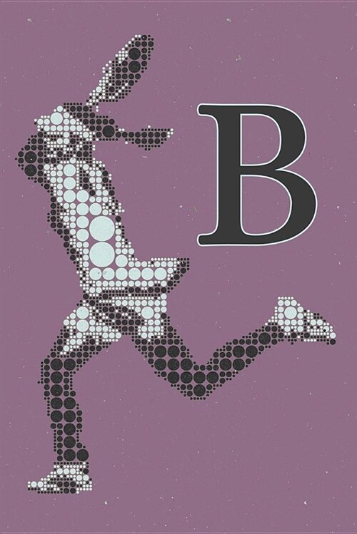 B Monogram Initial Tennis Journal: Personalized Tennis Gift, 6x9 Lined Blank Notebook, 150 Pages, Journal to Write in for Journaling, Notes, or Inspir (Paperback)