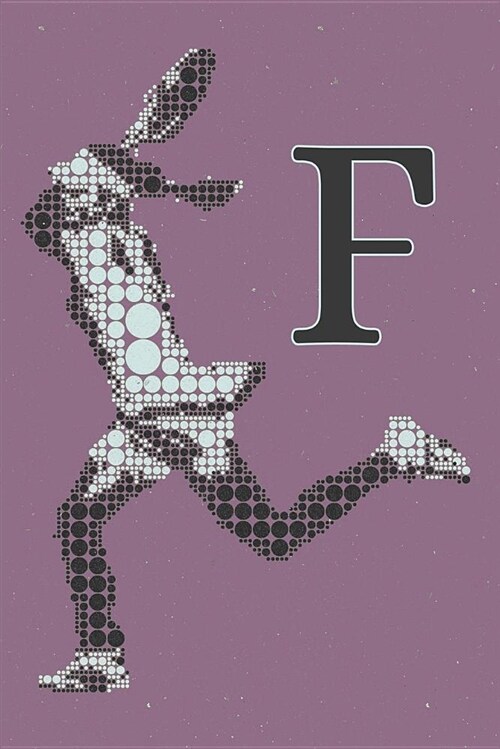 F Monogram Initial Tennis Journal: Personalized Tennis Gift, 6x9 Lined Blank Notebook, 150 Pages, Journal to Write in for Journaling, Notes, or Inspir (Paperback)