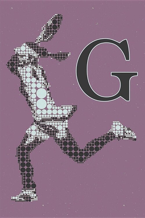 G Monogram Initial Tennis Journal: Personalized Tennis Gift, 6x9 Lined Blank Notebook, 150 Pages, Journal to Write in for Journaling, Notes, or Inspir (Paperback)