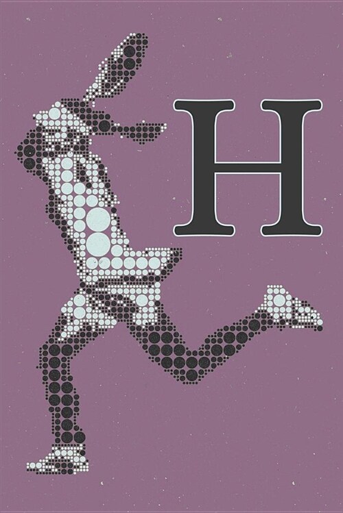 H Monogram Initial Tennis Journal: Personalized Tennis Gift, 6x9 Lined Blank Notebook, 150 Pages, Journal to Write in for Journaling, Notes, or Inspir (Paperback)