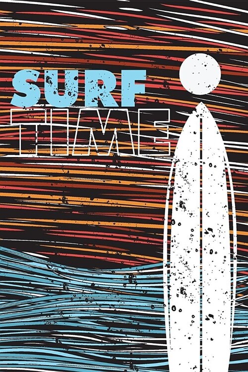 Surf Time: Colorful Landscape with Surf Table Journal (Paperback)