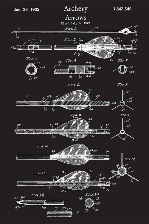 Archery Arrows: Journal - Archer Bow Hunting Arrow Log (Blank Lined Journal) (Paperback)