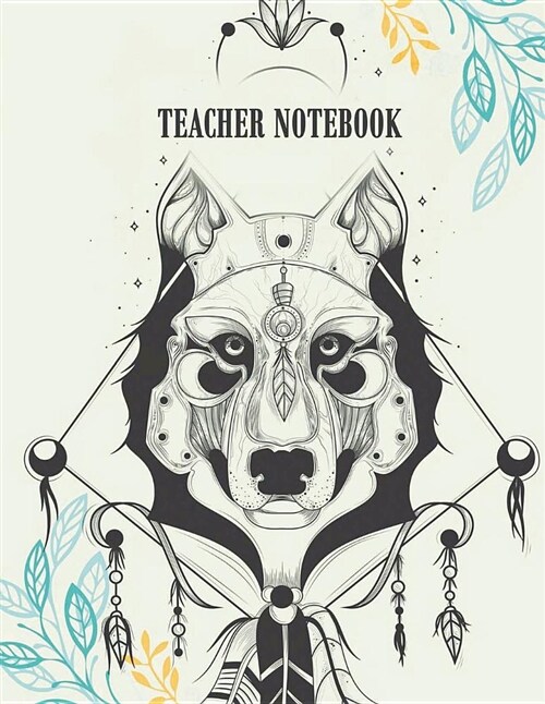 Teacher Notebook: Blue Dog Cover, Journal or Planner for Teacher Appreciation Gifts, Teacher Notebook, Teacher Journal 120 Pages 8.5 X 1 (Paperback)