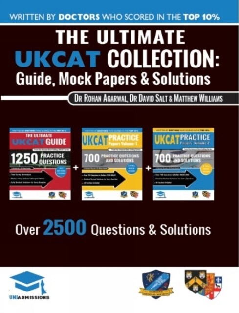 The Ultimate UKCAT Collection : 3 Books In One, 2,650 Practice Questions, Fully Worked Solutions, Includes 6 Mock Papers, 2019 Edition, UniAdmissions (Paperback, New ed)