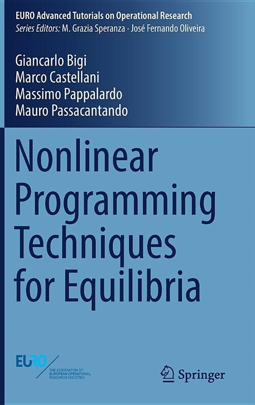 Nonlinear Programming Techniques for Equilibria (Hardcover, 2019)