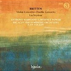 [수입] 브리튼 : 바이올린 협주곡 Op.15, 바이올린과 비올라를 위한 이중 협주곡 & 라크리메 Op.48a