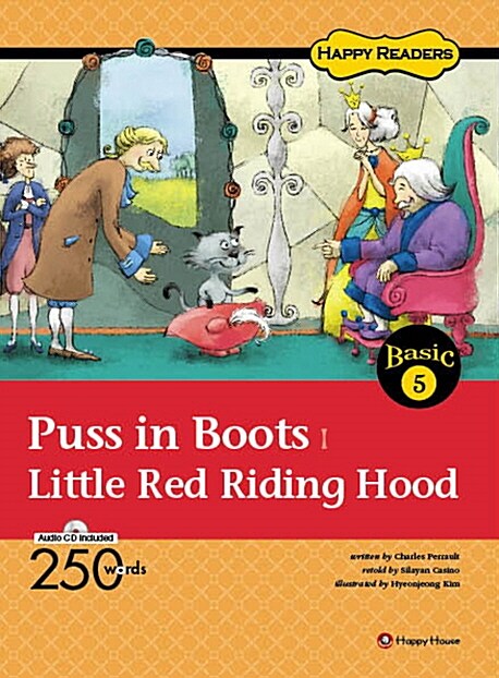 [중고] Puss in Boots / Little Red Riding Hood (책 + 오디오 CD 1장)