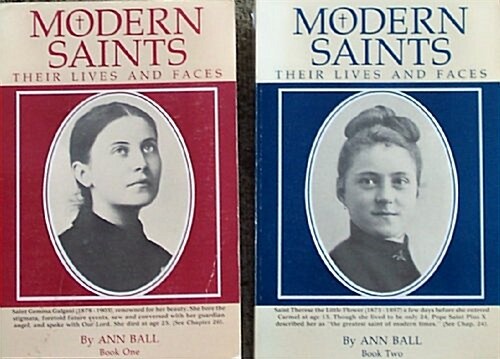 Set of 2 Modern Saints Books: Their Lives and Faces (Paperback)
