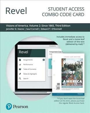 Revel for Visions of America: A History of the United States, Volume 2 -- Combo Access Card (Hardcover, 3)