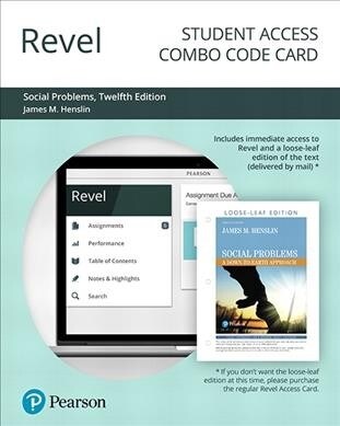 Revel for Social Problems: A Down-To-Earth Approach -- Combo Access Card (Hardcover, 12)