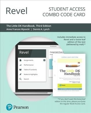 Revel for the Little DK Handbook -- Combo Access Card (Hardcover, 3)