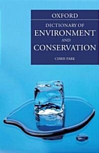 A Dictionary of Environment and Conservation (Hardcover)