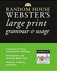 Random House Websters Large Print Grammar & Usage (Paperback, Large Print)