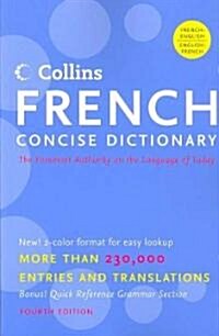 Collins French Dictionary (Paperback, 4th, Concise)