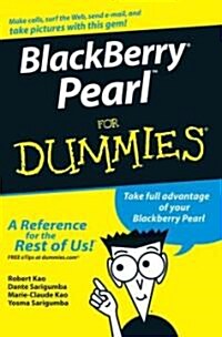 Blackberry Pearl for Dummies (Paperback)