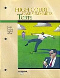 High Court Case Summaries Tort Law (Paperback)