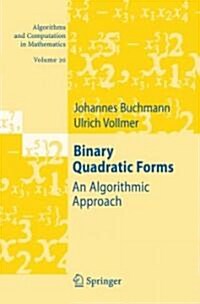 Binary Quadratic Forms: An Algorithmic Approach (Hardcover, 2007)