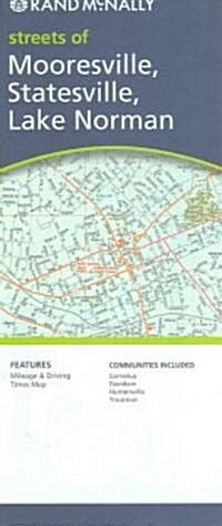 Rand McNally Streets Of Mooresville, Statesville, Lake Norman, North Carolina (Map, FOL)