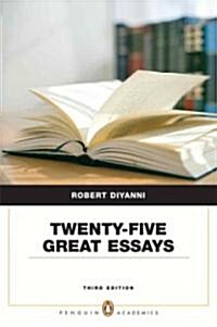 [중고] Twenty-Five Great Essays (Paperback, 3rd)