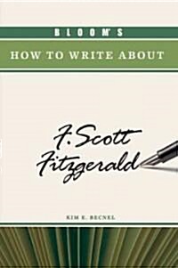 Blooms How to Write about F. Scott Fitzgerald (Hardcover)