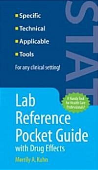 Lab Reference Pocket Guide with Drug Effects (Spiral)