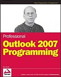 Professional Outlook 2007 Programming (Paperback)