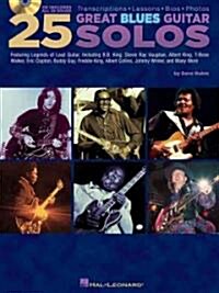 25 Great Blues Guitar Solos [With CD] (Paperback)