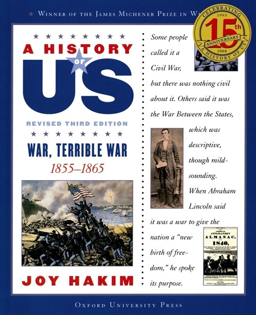 [중고] A History of Us: War, Terrible War: 1855-1865 a History of Us Book Six (Paperback, 3, Revised)