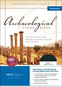 Archaeological Study Bible-NIV: An Illustrated Walk Through Bibilical History and Culture [With CDROM] (Bonded Leather)