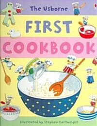 The Usborne First Cookbook (Hardcover, Spiral)