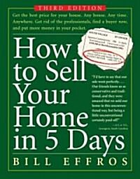 [중고] How to Sell Your Home in 5 Days (Paperback, 3)