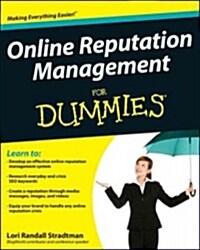 Online Reputation Management for Dummies (Paperback)